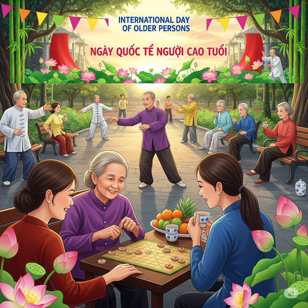 Ng&agrave;y Quốc tế người cao tuổi l&agrave; dịp để t&ocirc;n vinh cũng như thể hiện tấm l&ograve;ng hiếu k&iacute;nh