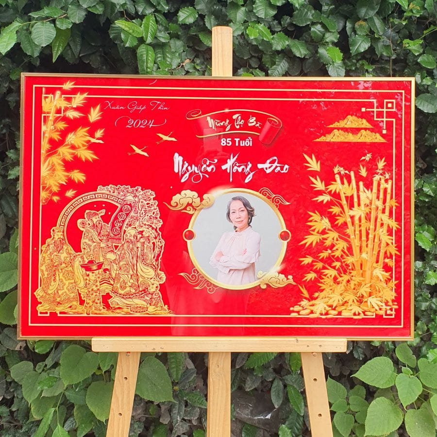 Mẫu tranh thượng thọ bà G5