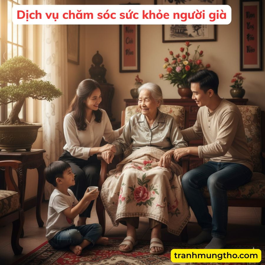 Dịch vụ chăm sóc sức khỏe người già