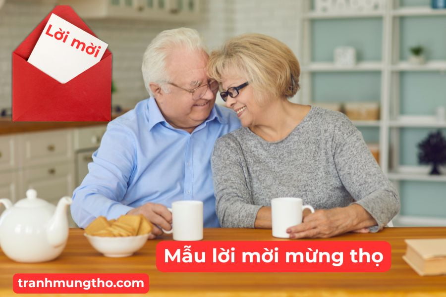 Gợi &yacute; mẫu lời mời mừng thọ