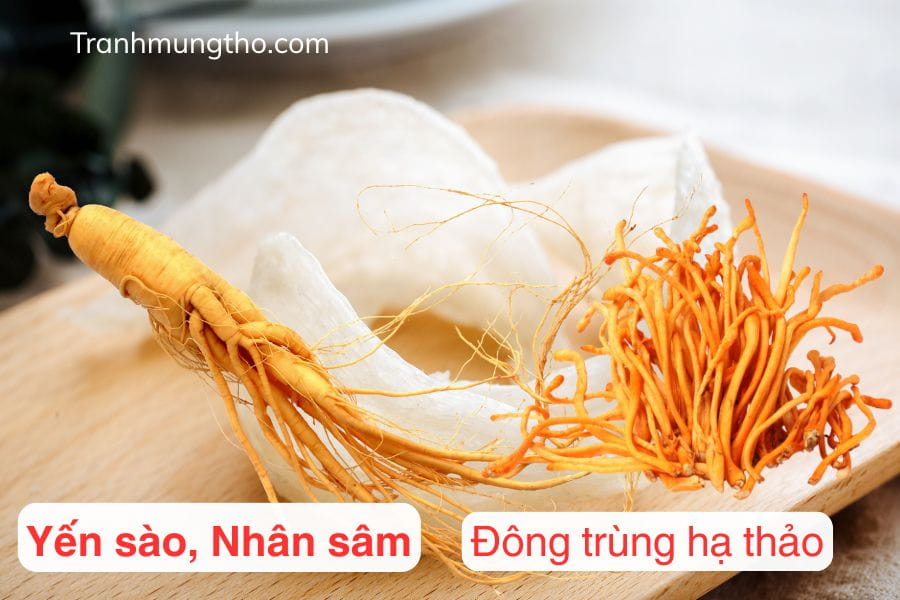 Quà tặng nhân sâm, đông trùng hạ thảo