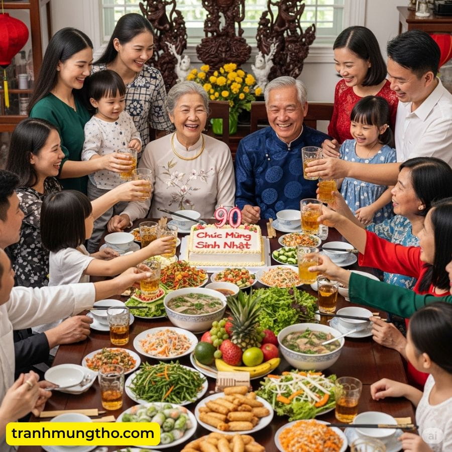 Lễ mừng thọ 90 tuổi