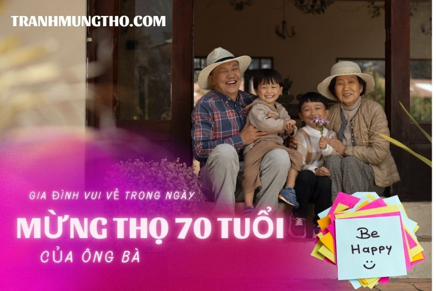 Mừng thọ tuổi 70 cho ông bà